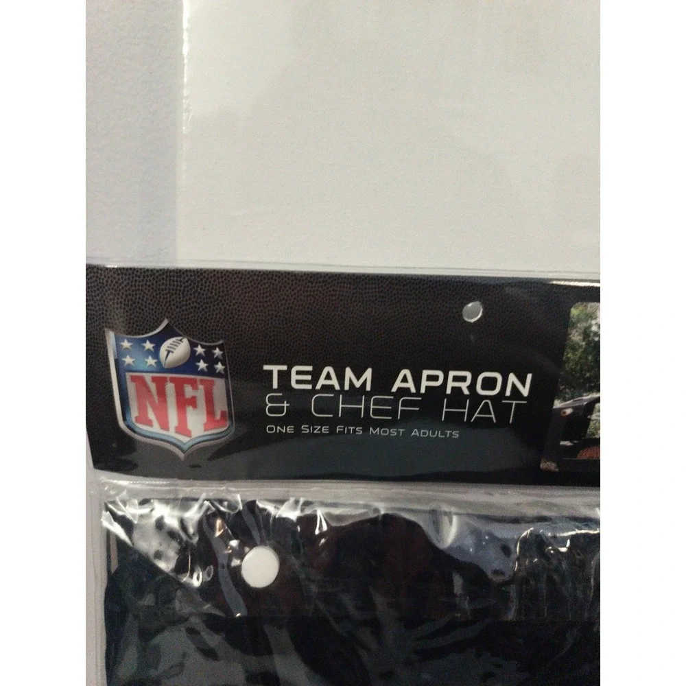 New England Patriots, NFL Team Apron & Chef Hat Fan 1 Size Fits Most Adults New